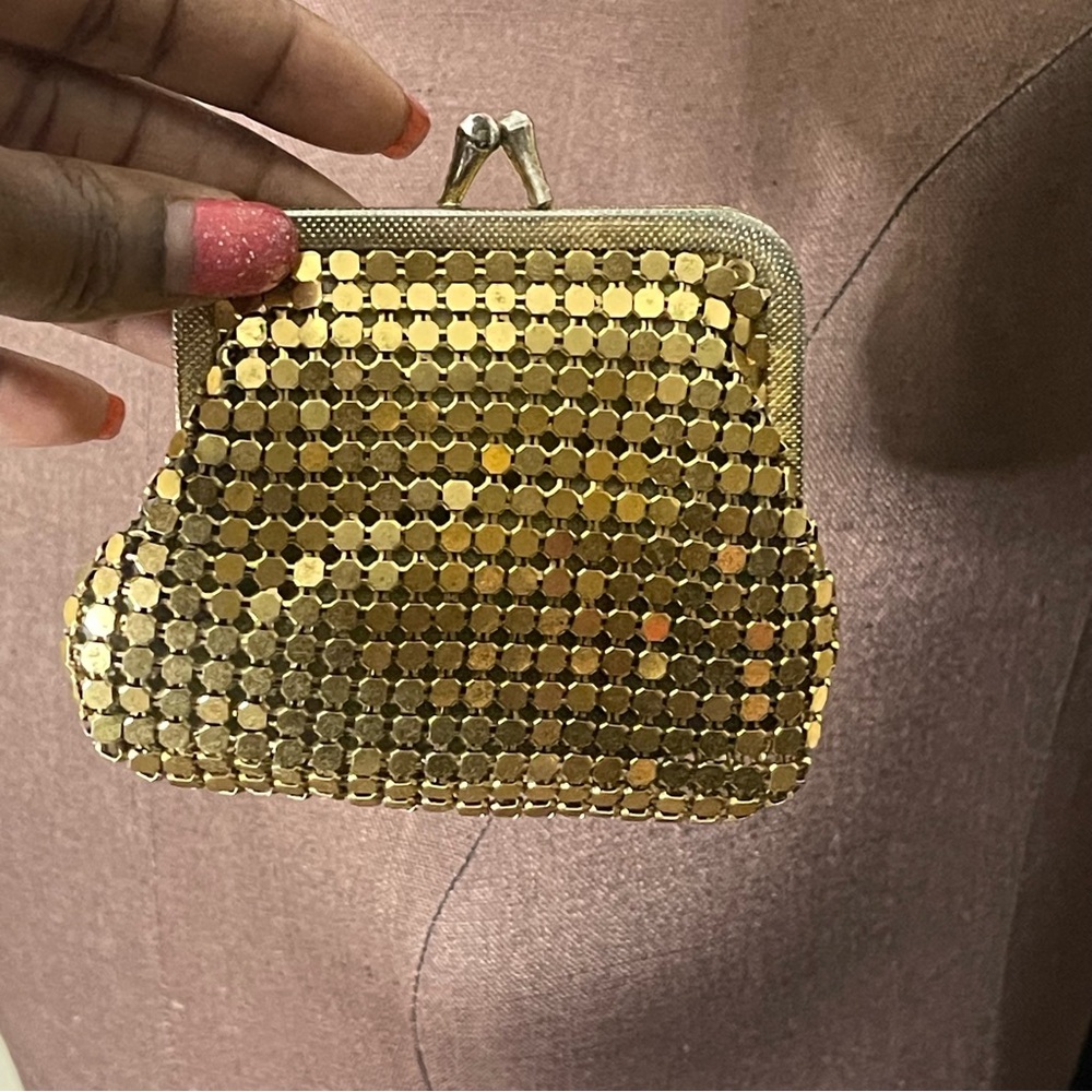 Gold Sequin coin bag